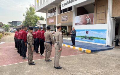 ตำรวจน้ำหนองคายปล่อยแถวประจำสัปดาห์ และพัฒนาสถานที่ทำการ กองกำกับการ ๑๑ กองบังคับการตำรวจน้ำ